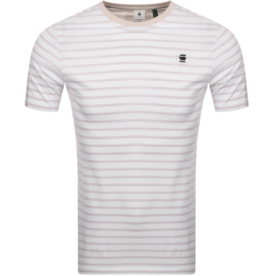 G Star Raw Korpaz Logo T Shirt White Mainline Menswear